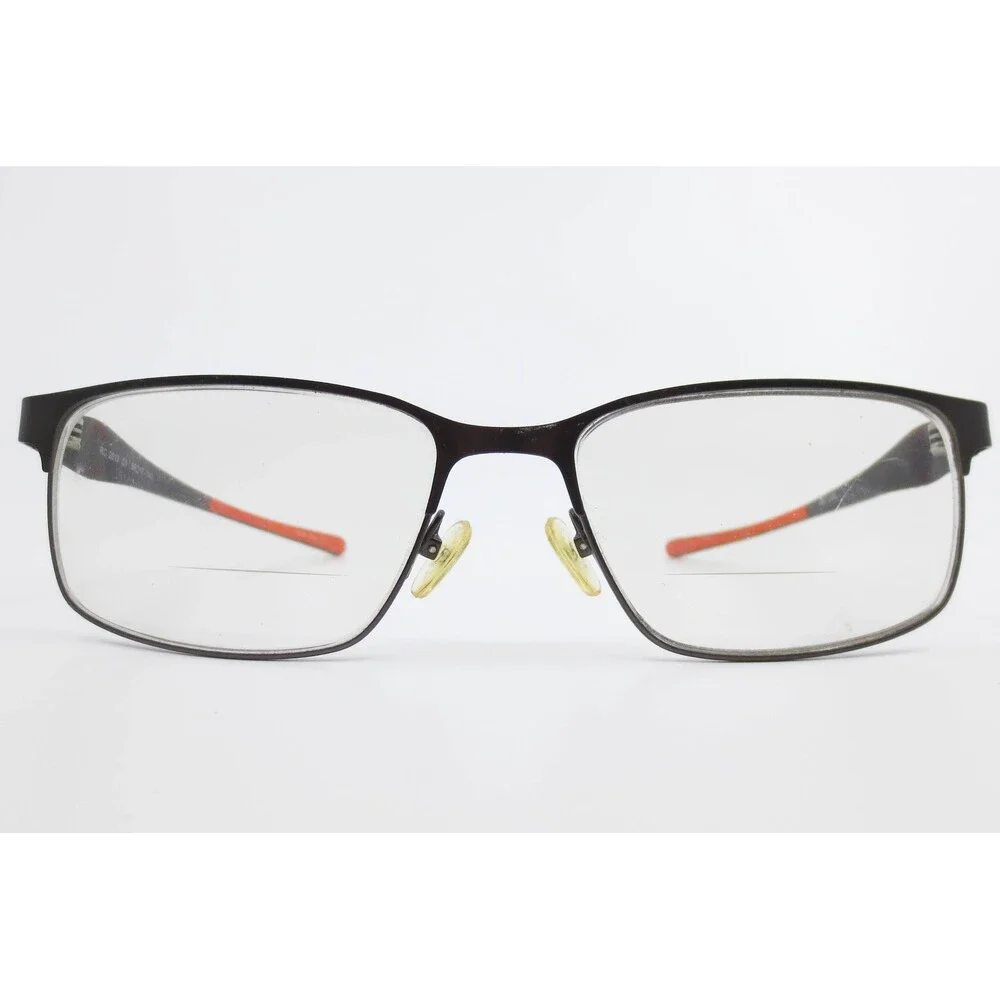 Rip Curl RC 2013 C1 Eyeglasses Matte Dark Grey Orange Rectangle Frames 56-17-140